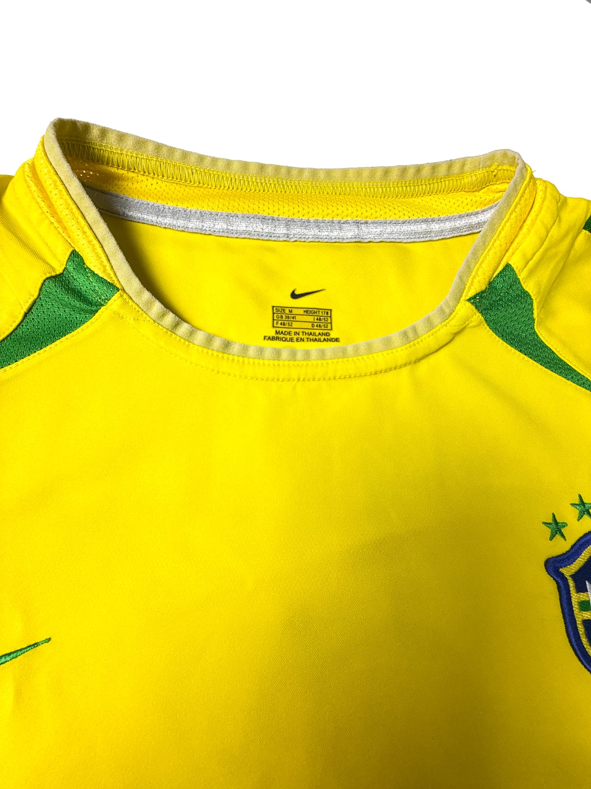 Maillot Brésil 2002 Home (M) RONALDO #9
