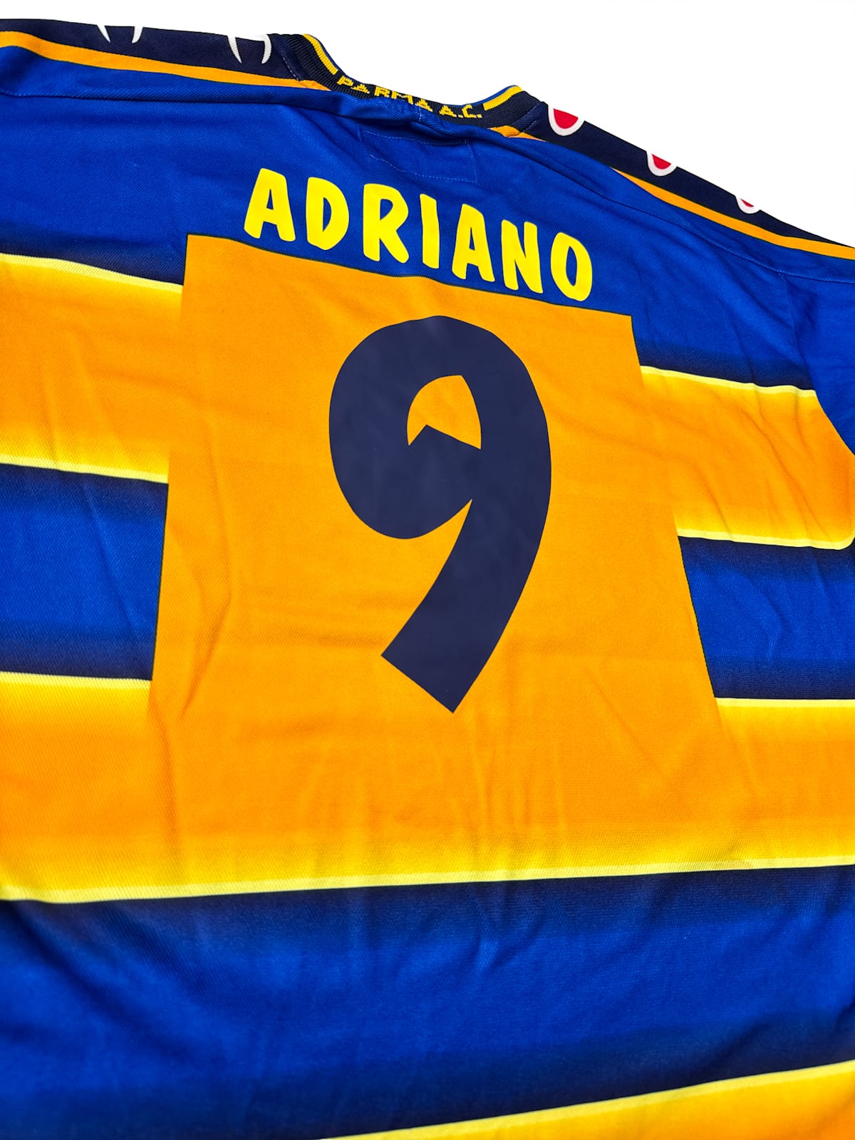 Maillot Parma 2002/03 Home (L) ADRIANO #9