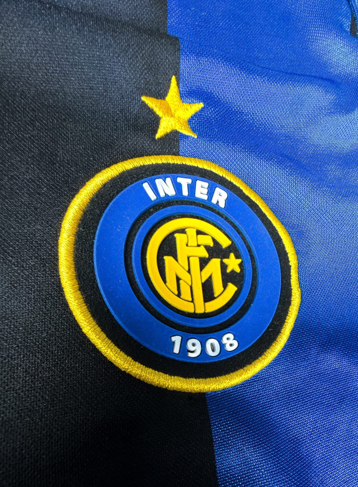 Maillot Inter Milan 2000/01 Home (M) RONALDO #9 L/S