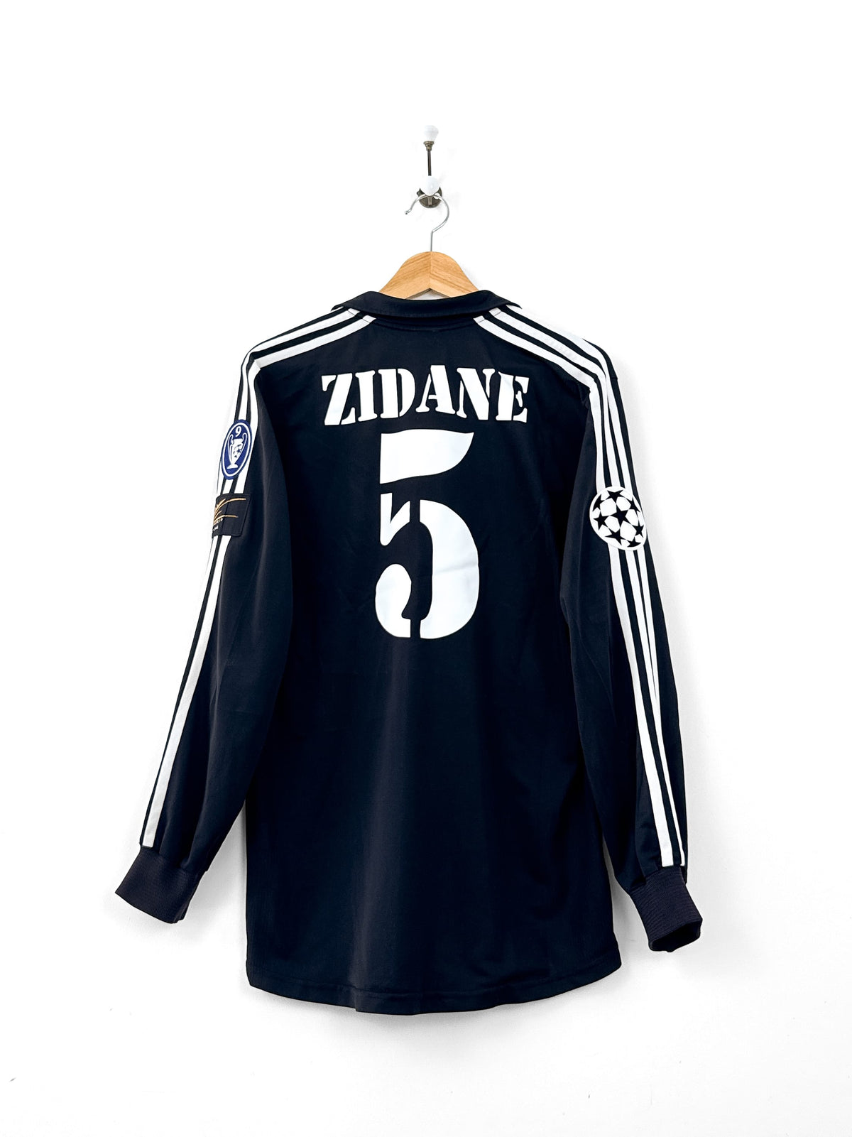 Maillot Real Madrid 2002/03 Away (L) ZIDANE #5  Player Issue L/S