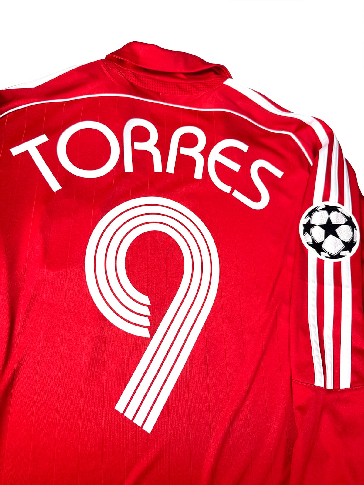 Maillot Liverpool FC 2006/08 Home (L) TORRES #9 L/S UCL