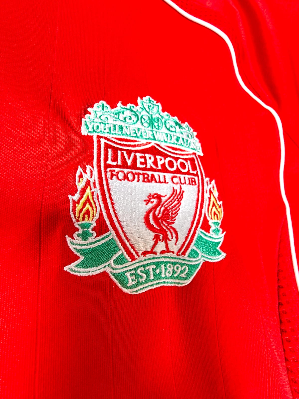Maillot Liverpool FC 2006/08 Home (L) TORRES #9 L/S UCL