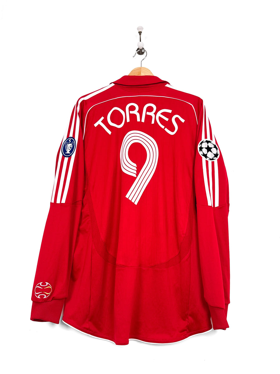 Maillot Liverpool FC 2006/08 Home (L) TORRES #9 L/S UCL