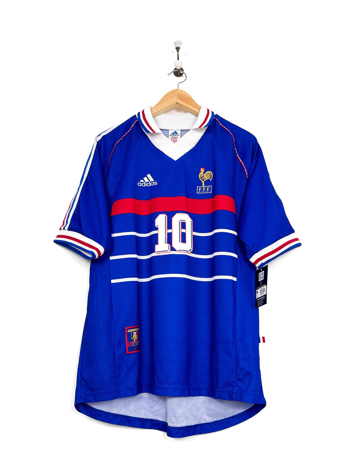 Maillot Équipe de France 1998 Home (M) ZIDANE #10