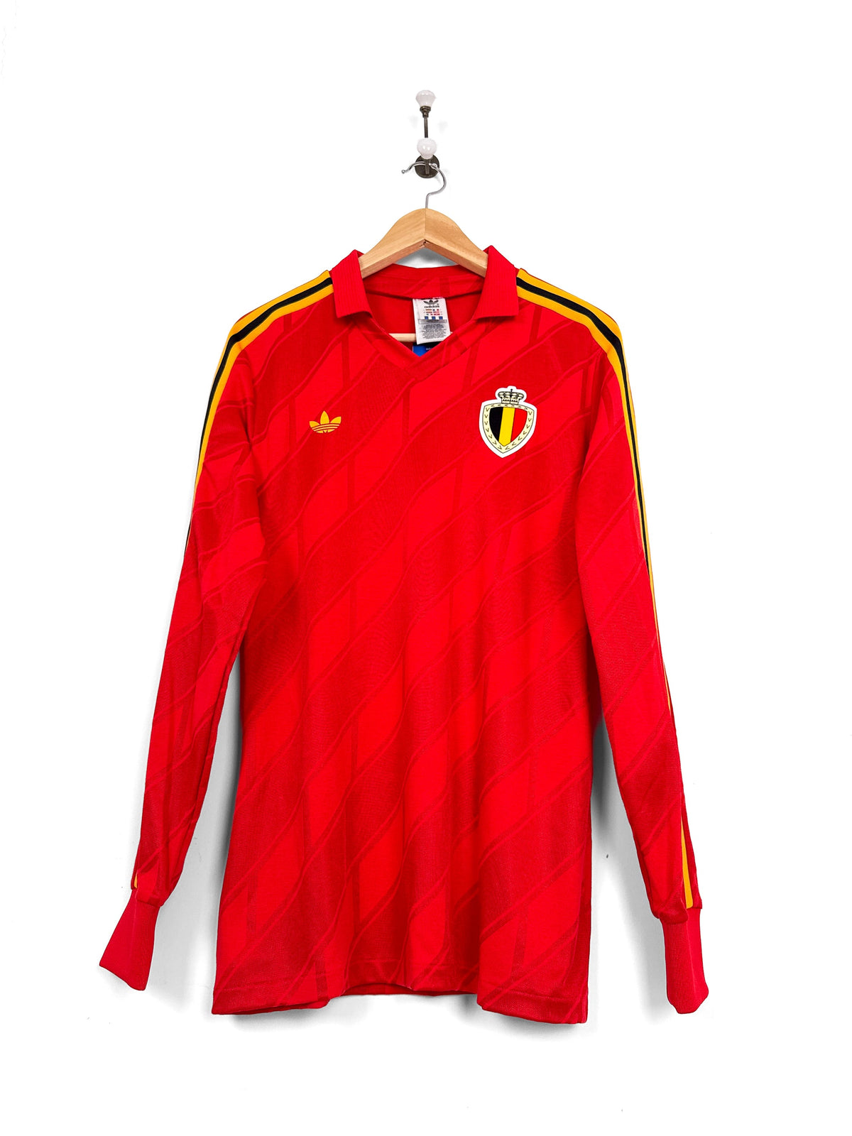 Maillot Belgique 1986 Home L/S Reissue