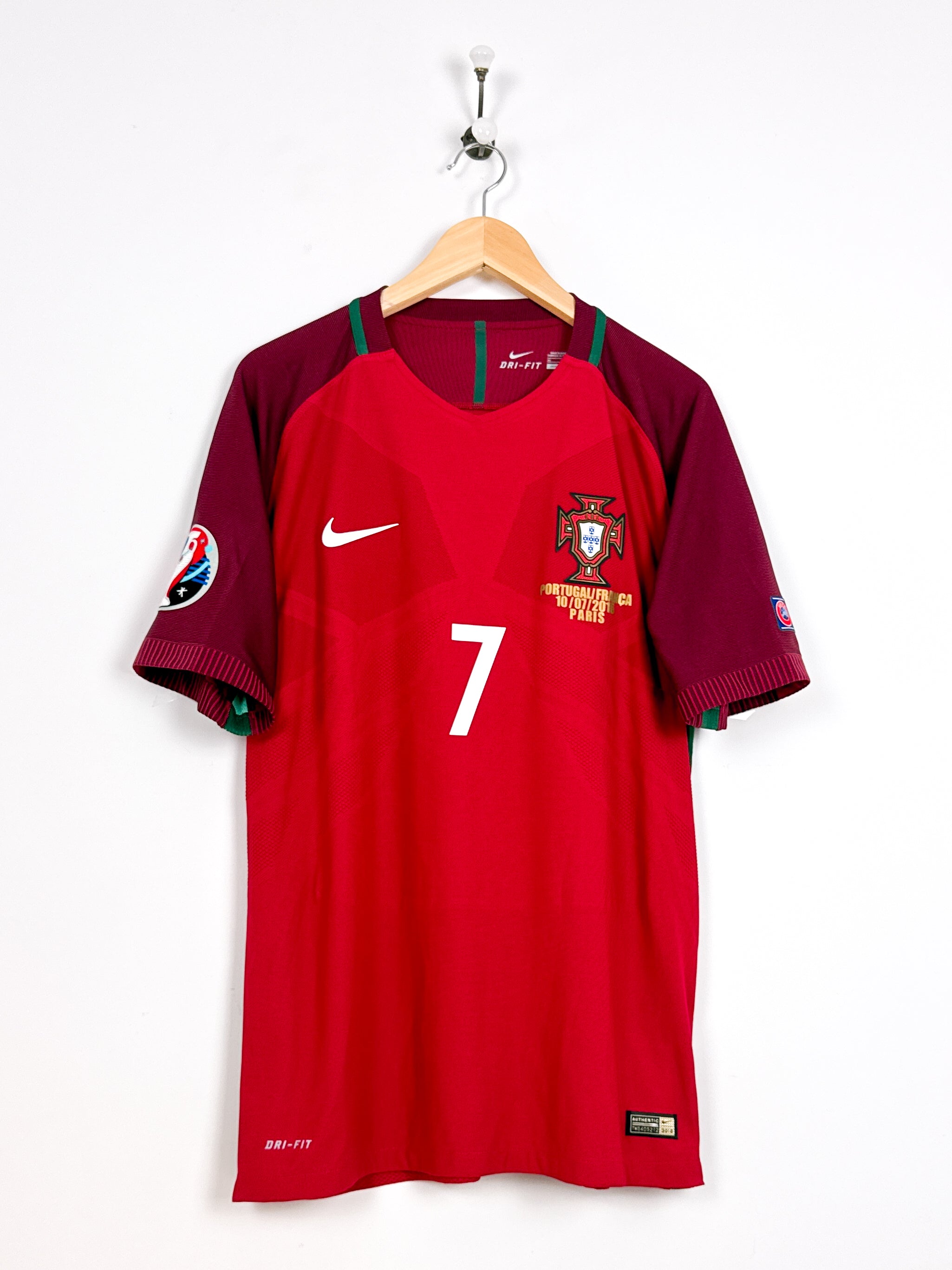 Maillot Portugal Euro 2016 Final (XL) RONALDO #7 – Player Issue