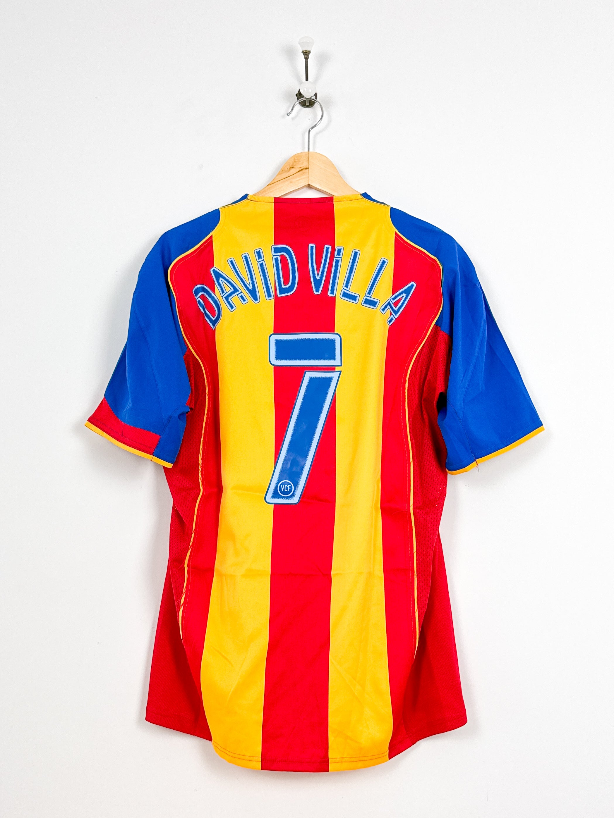 Maillot Valence 2004/06 Third (L) DAVID VILLA #7 Player Issue