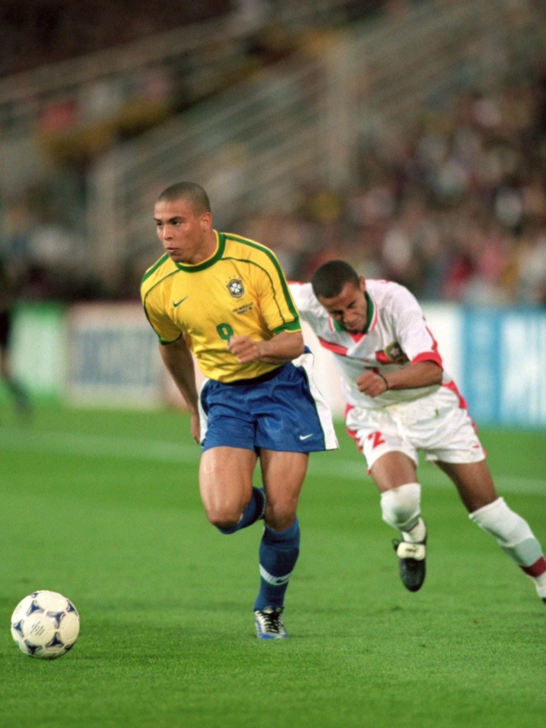 Maillot Brésil 1998 Home (M) RONALDO #9