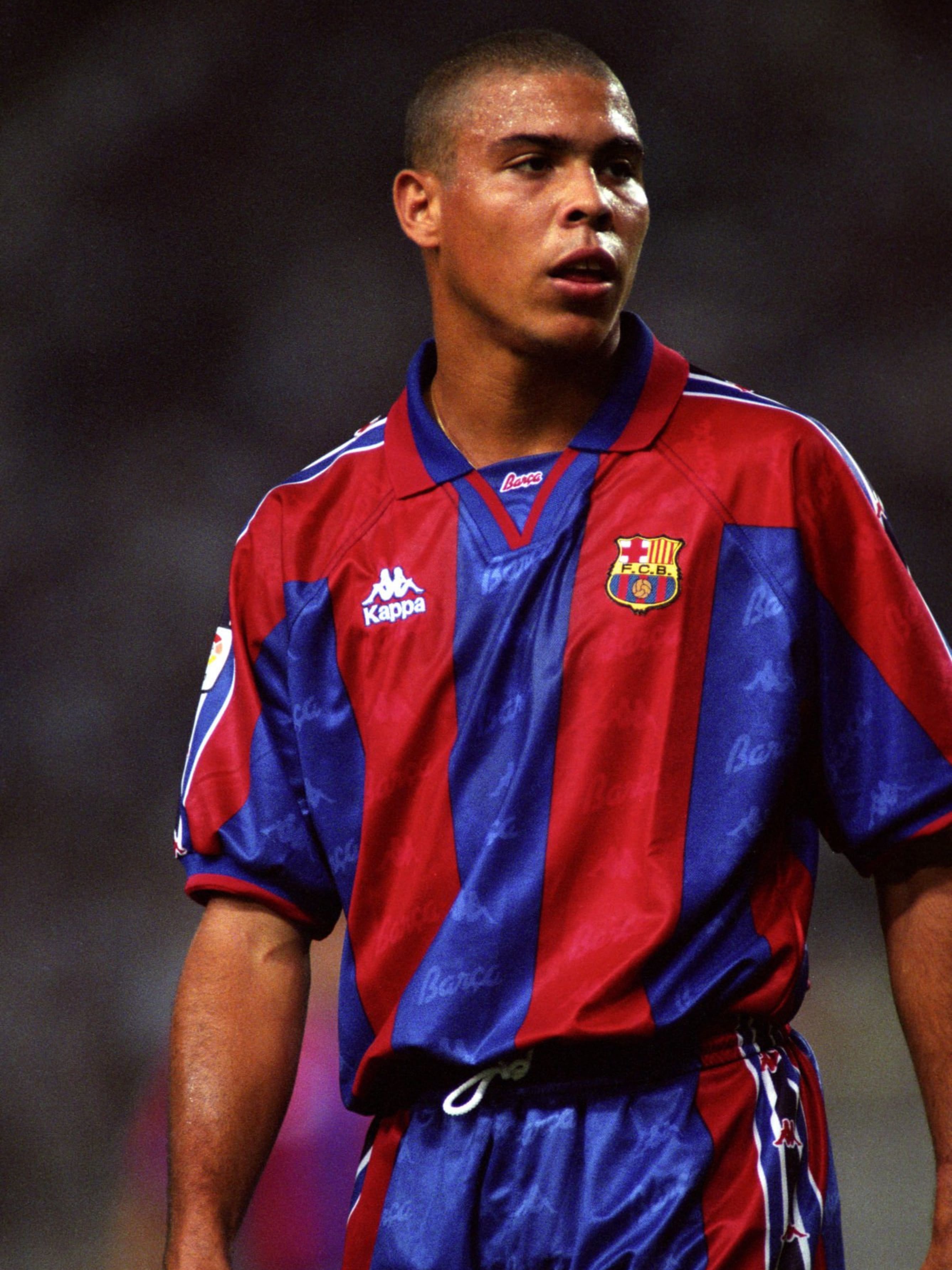 Maillot FC Barcelona 1996/97 Home (M) RONALDO #9