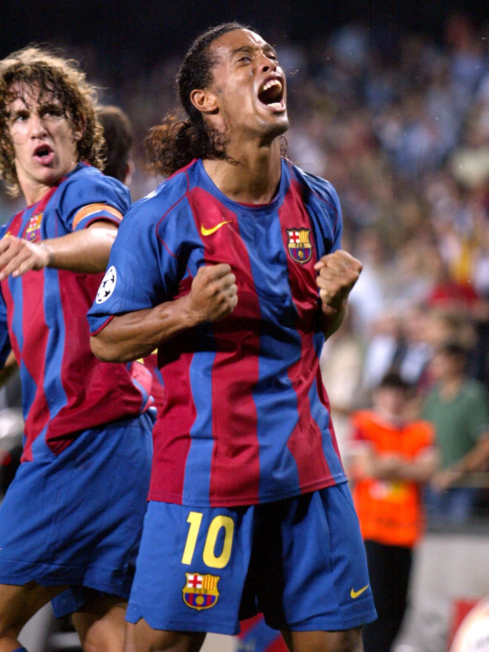 FC Barcelone 2004/05 Home (S) RONALDINHO #10