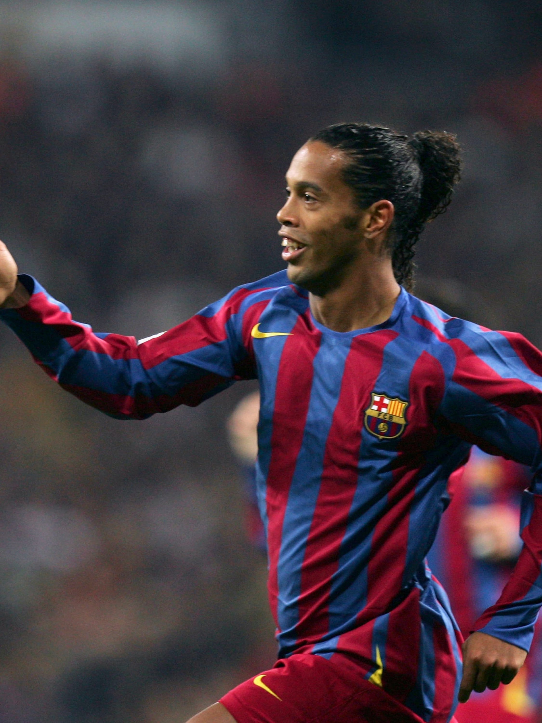 FC Barcelona 2005/06 Home (L) RONALDINHO #10 L/S