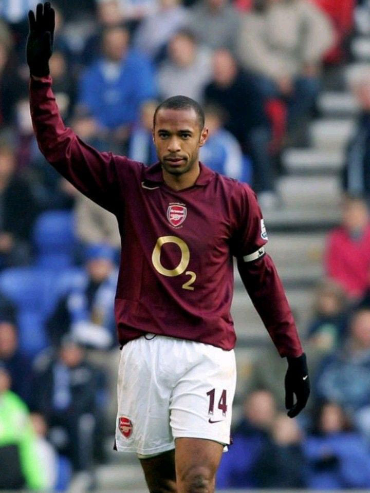 Arsenal 2005/06 Home (M) HENRY #14 L/S