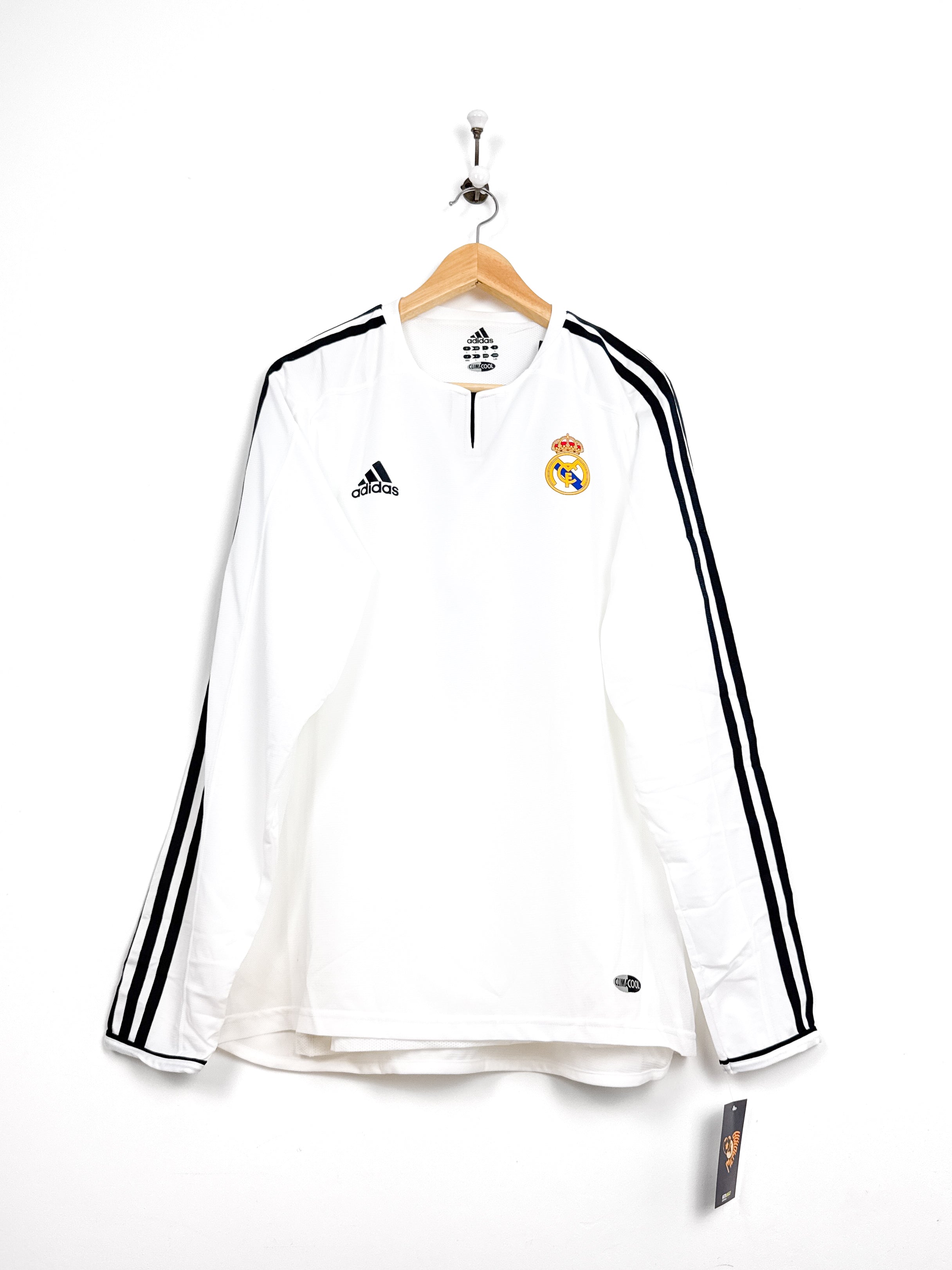 Maillot Real Madrid 2003/04 Home Player Issue (L) ZIDANE #5 CL