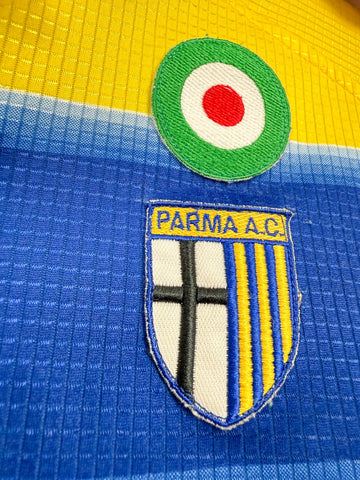 Maillot officiel calcio Parma Champion vintage retro taille L jamais porté 1999