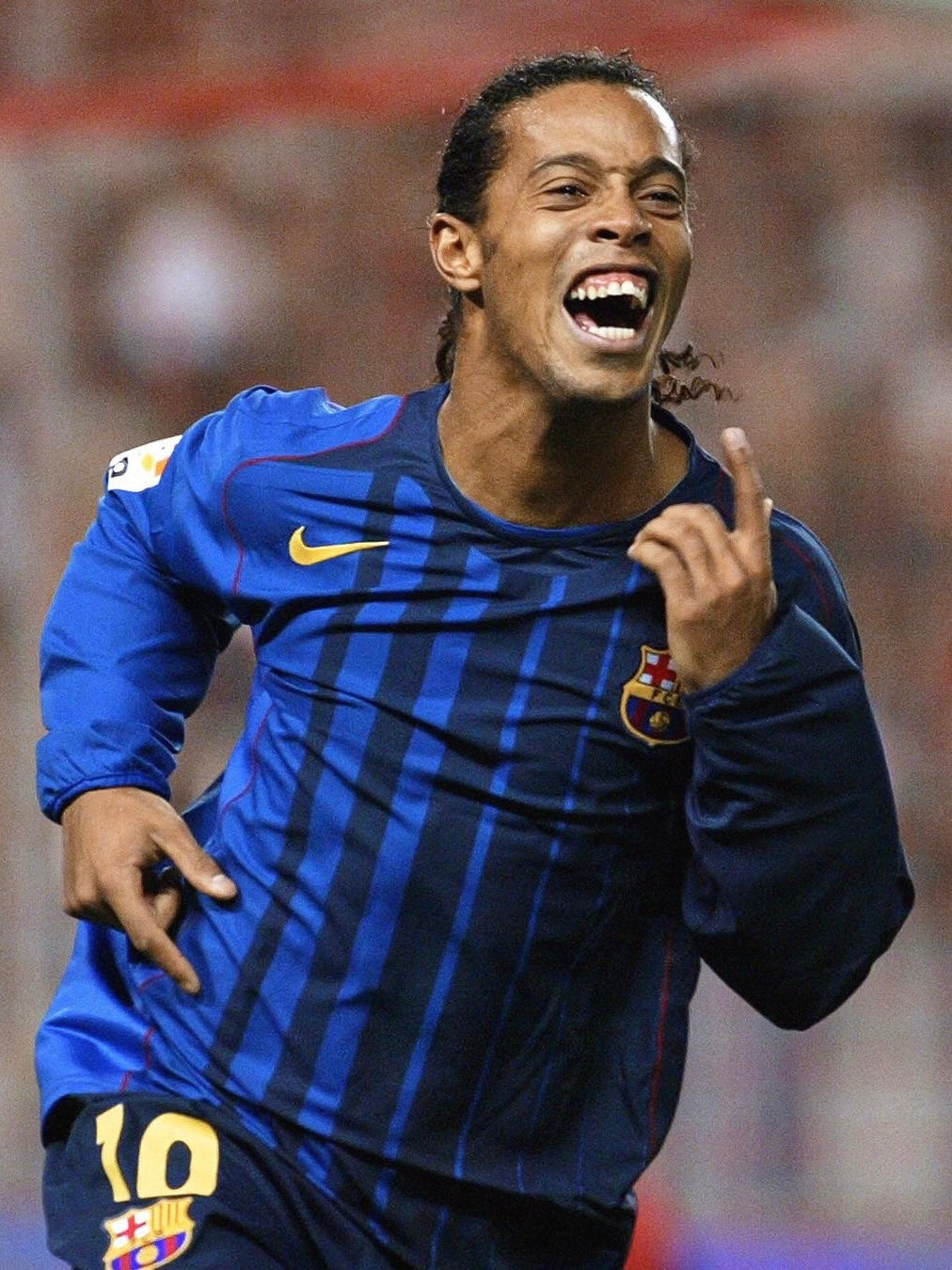 FC Barcelone 2004/05 Away (M) RONALDINHO #10