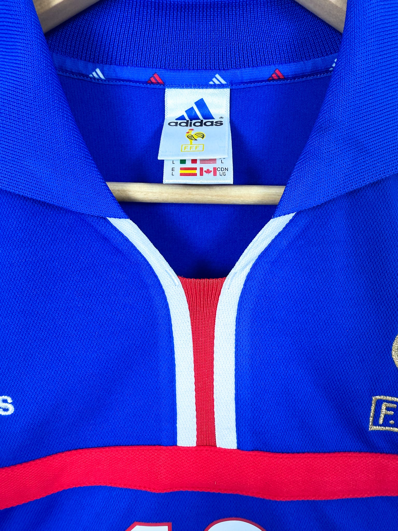 Equipe de France 2000 Home (L) ZIDANE #10