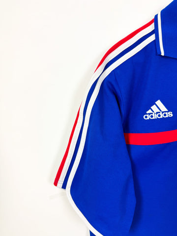 Maillot D'entraînement Equipe De France Euro 2000 - Adidas Bleu - Taille XL - Porté