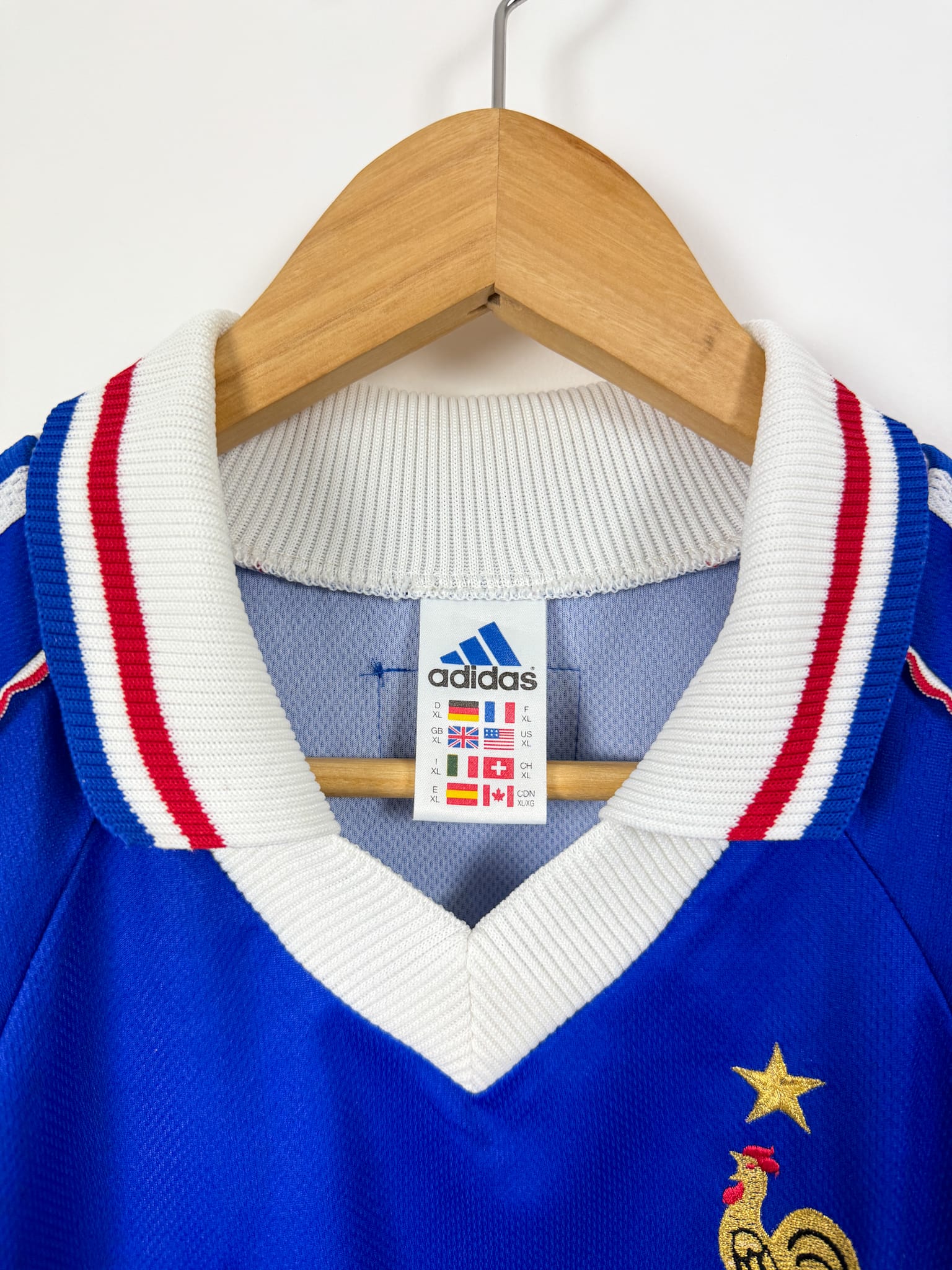 FFF Equipe de France 1998 Home (XL) ZIDANE #10