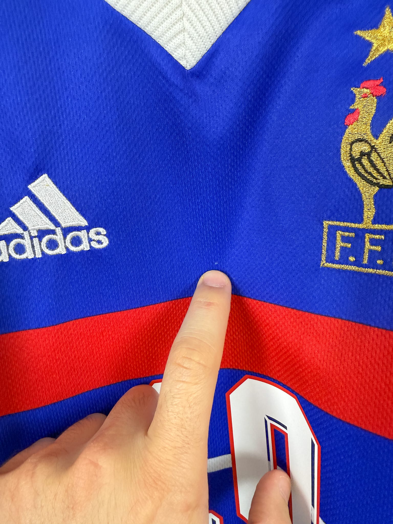 FFF Equipe de France 1998 Home (XL) ZIDANE #10