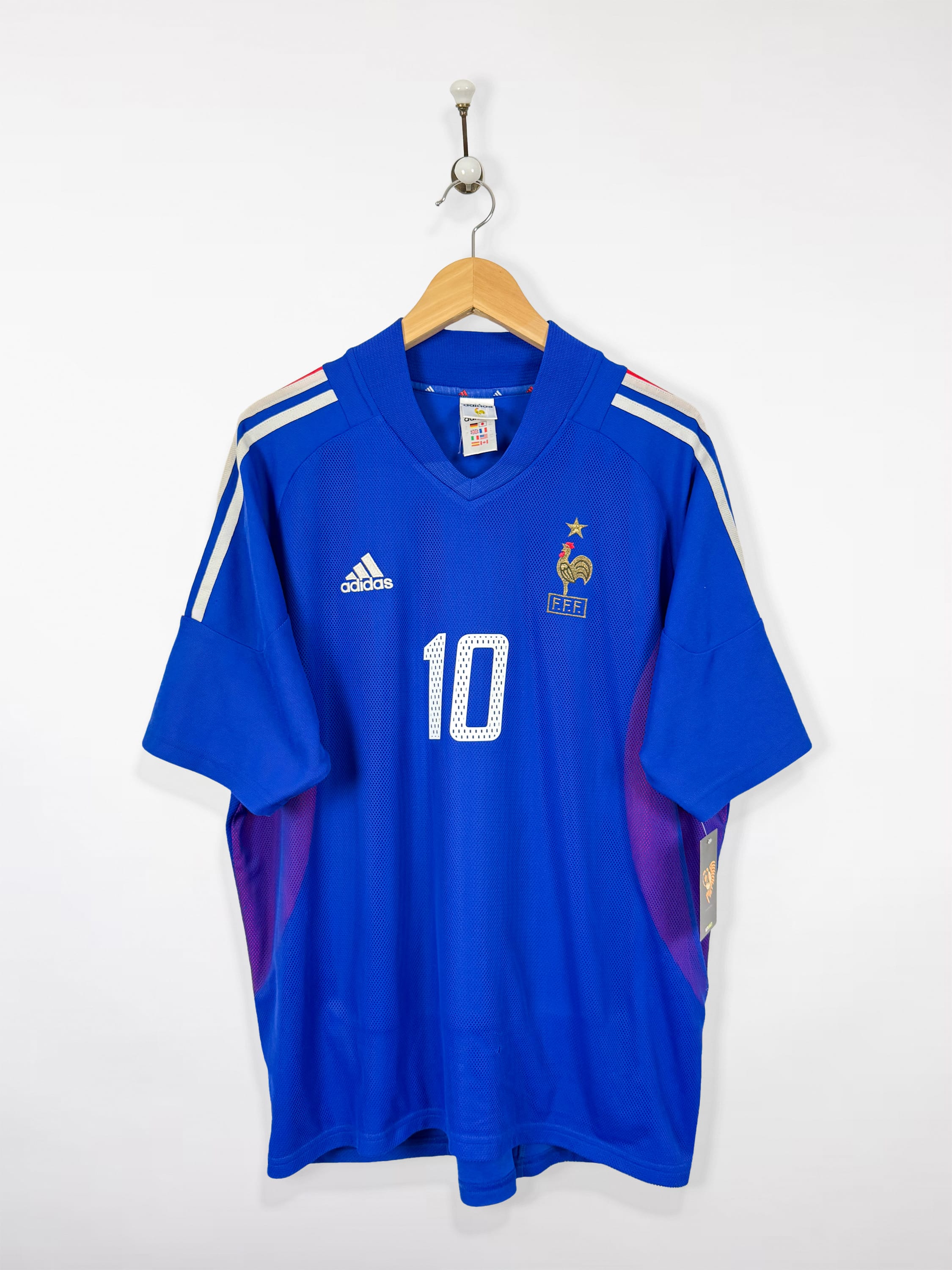 Equipe de France 2002 Home (XL) ZIDANE #10