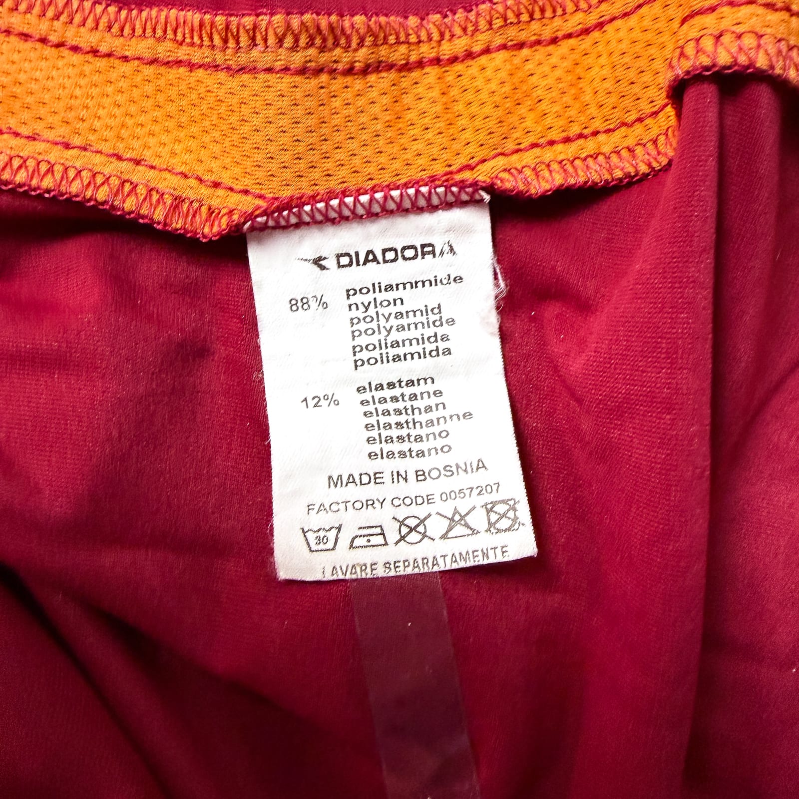 Maillot AS Roma 2004/05 Home (M) TOTTI #10 L/S