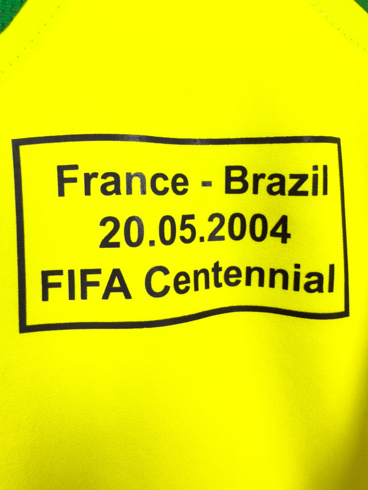 Brazil 2004 Fifa 100th (L) RONALDO #9 – Reissue 2025