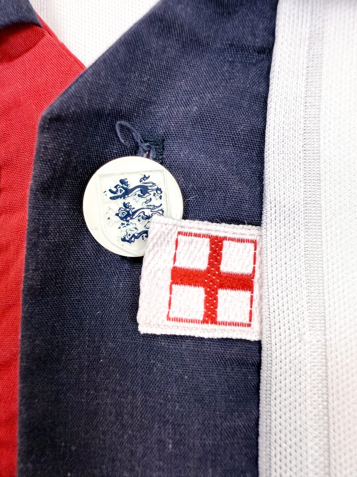 Maillot Angleterre 1998 Home (L) BECKHAM #7