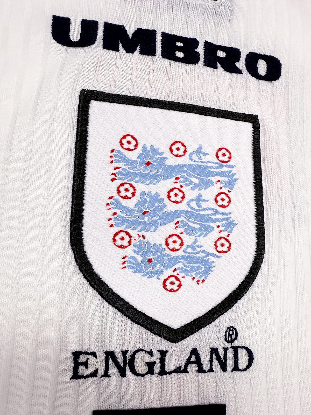 Maillot Angleterre 1998 Home (L) BECKHAM #7