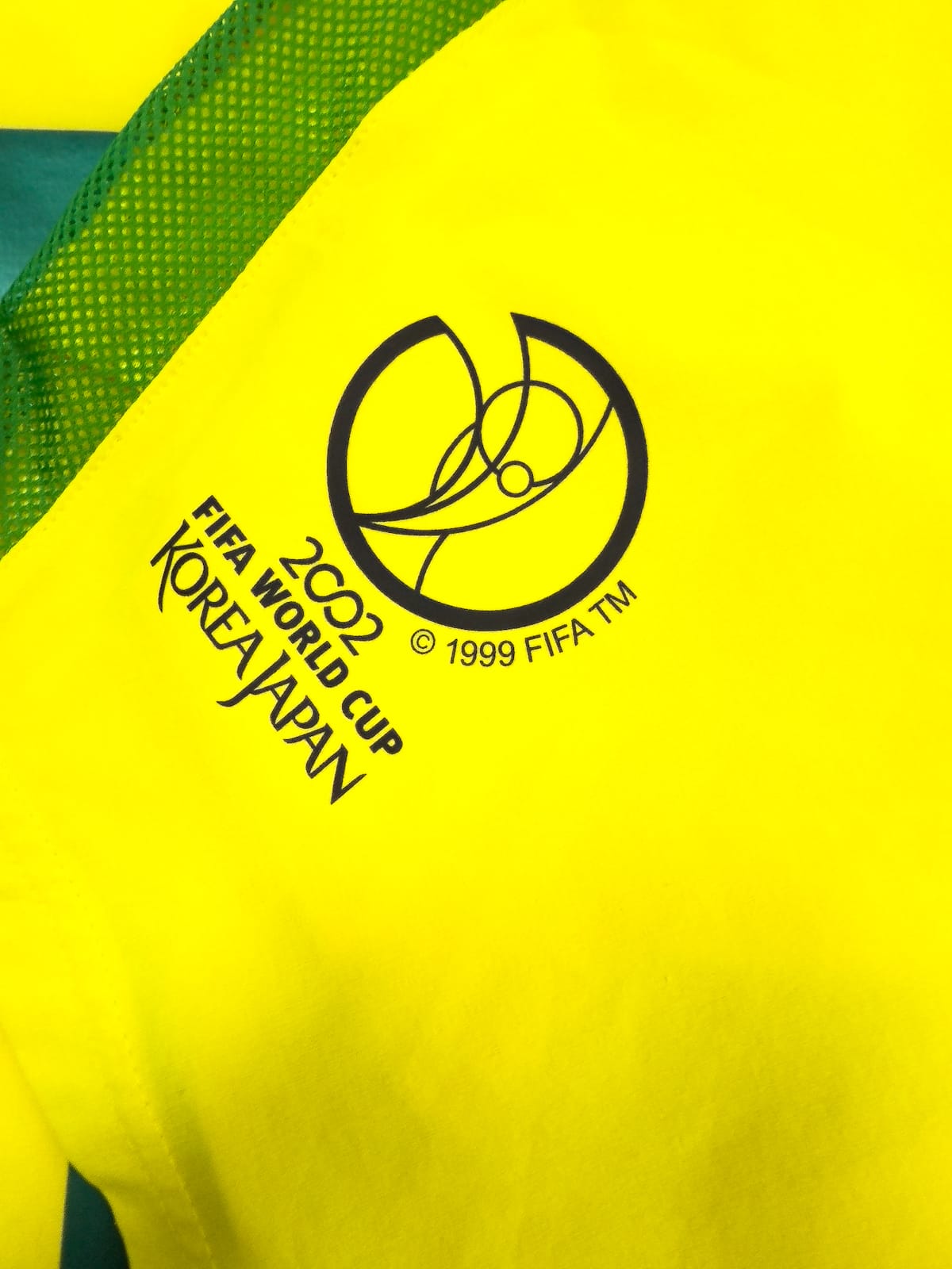 Maillot Brésil 2002 Home (M) RONALDO #9 Player Issue