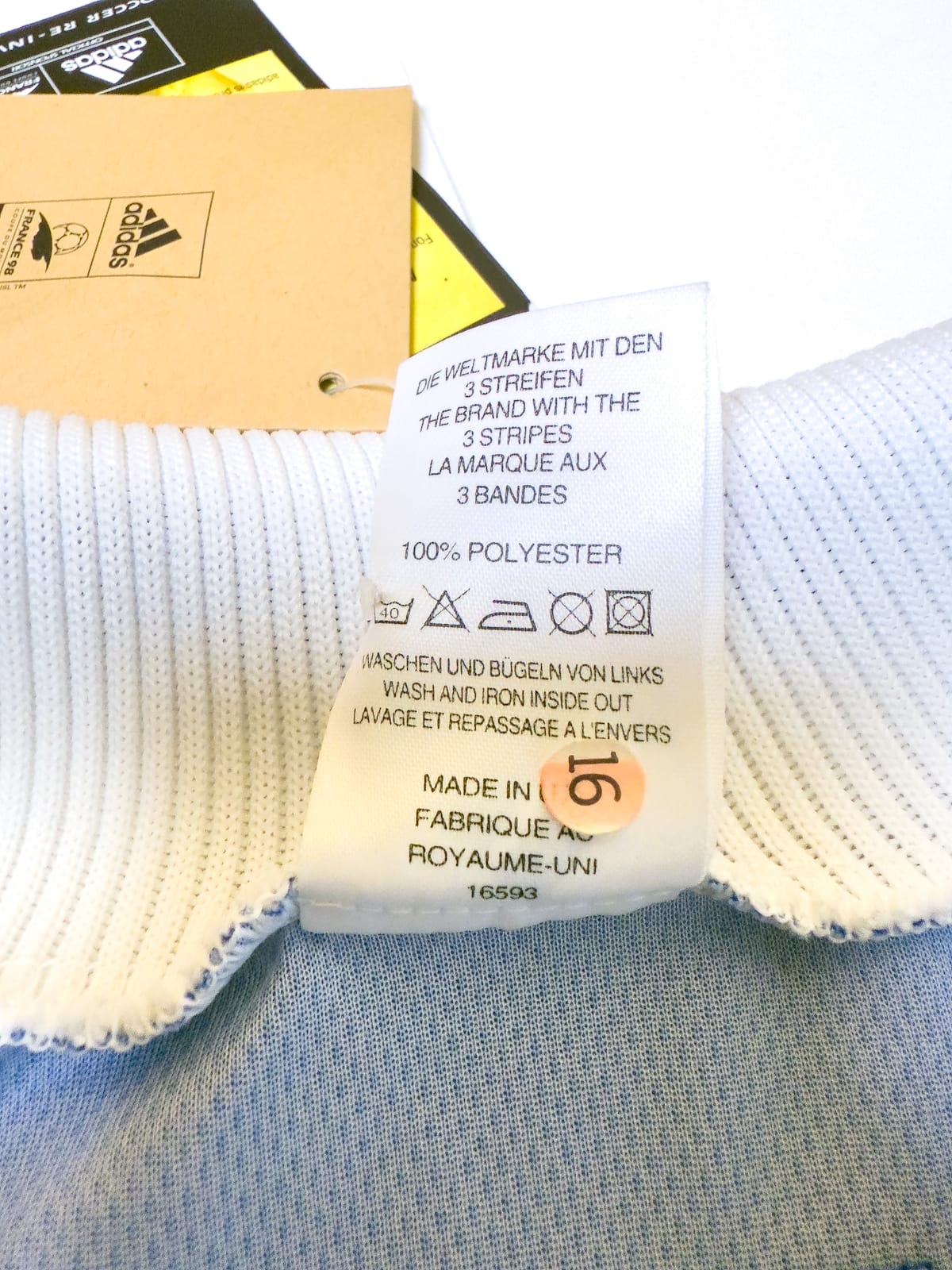 Maillot Equipe de France 1998 Home (M) ZIDANE #10 BNWT