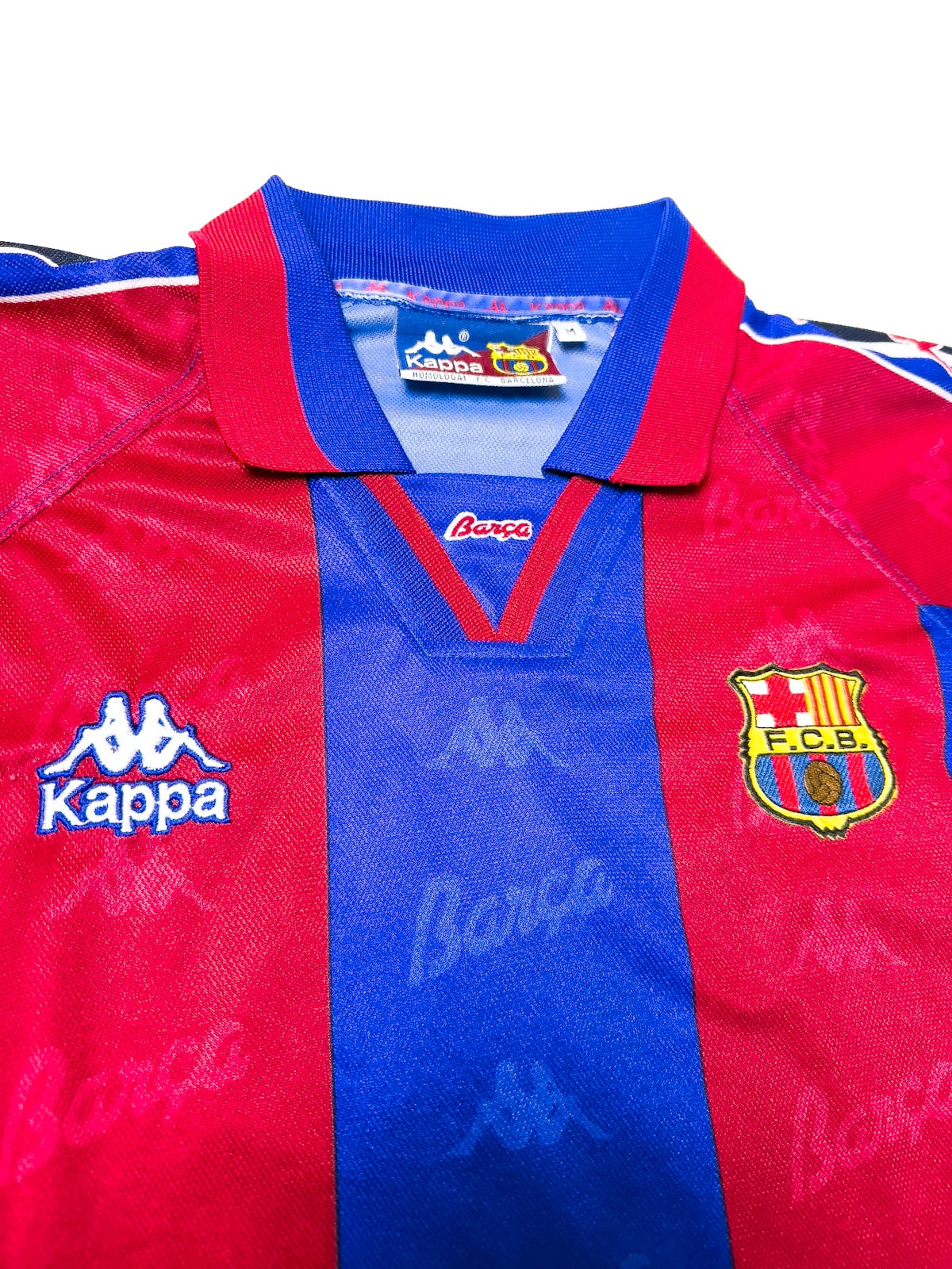Maillot FC Barcelona 1996/97 Home (M) RONALDO #9