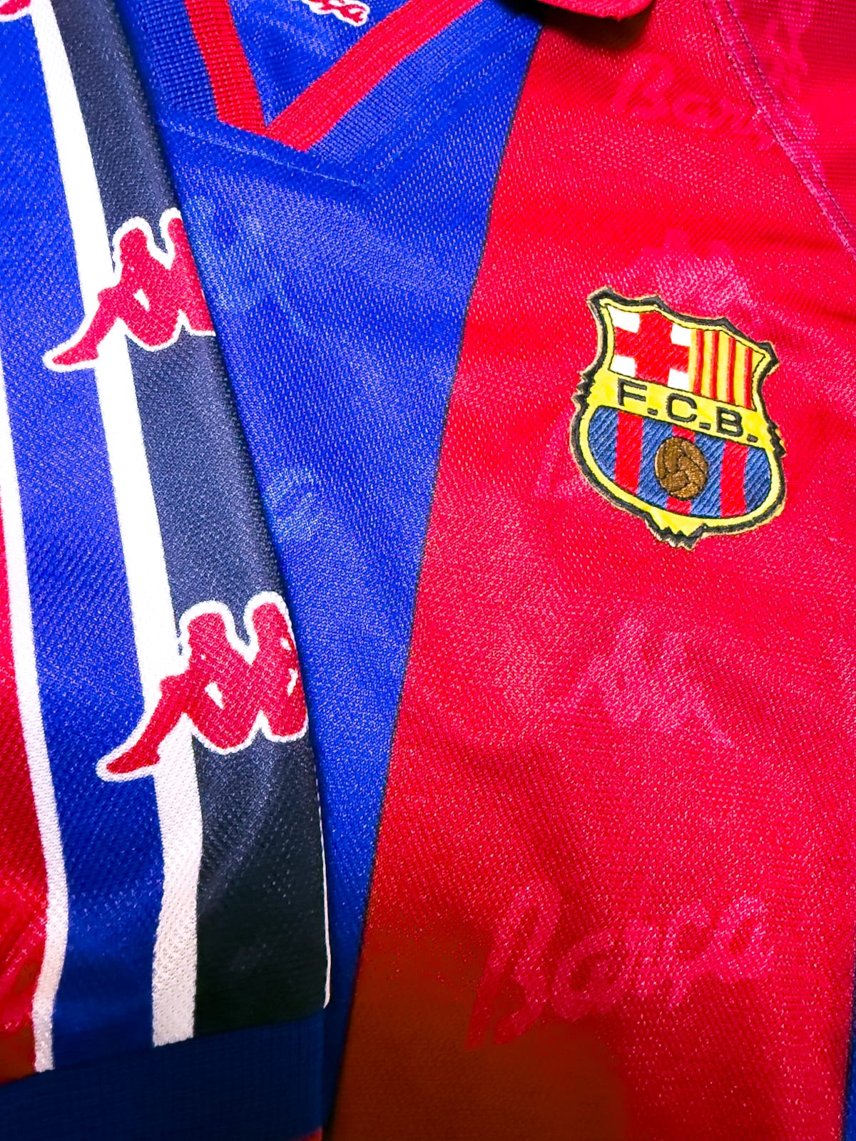 Maillot FC Barcelona 1996/97 Home (M) RONALDO #9