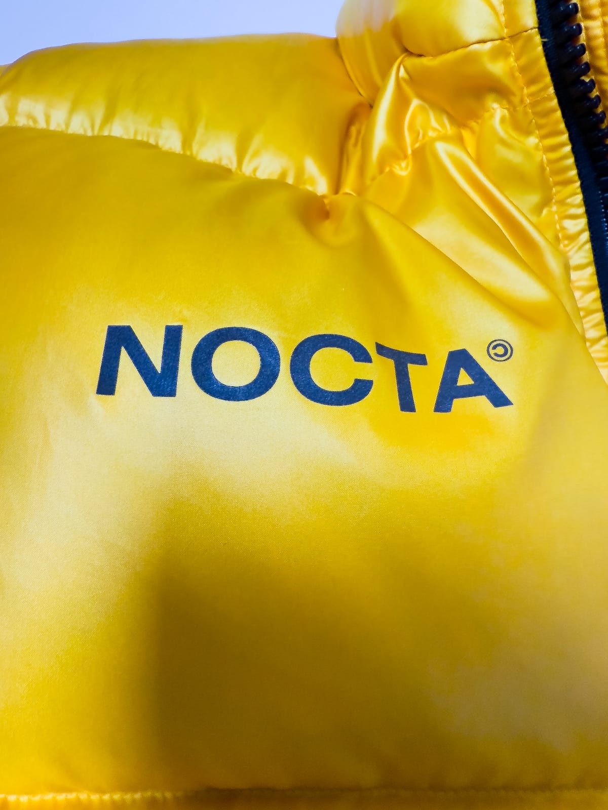 Nike x NOCTA Sunset Puffer Yellow Down Jacket BNWT