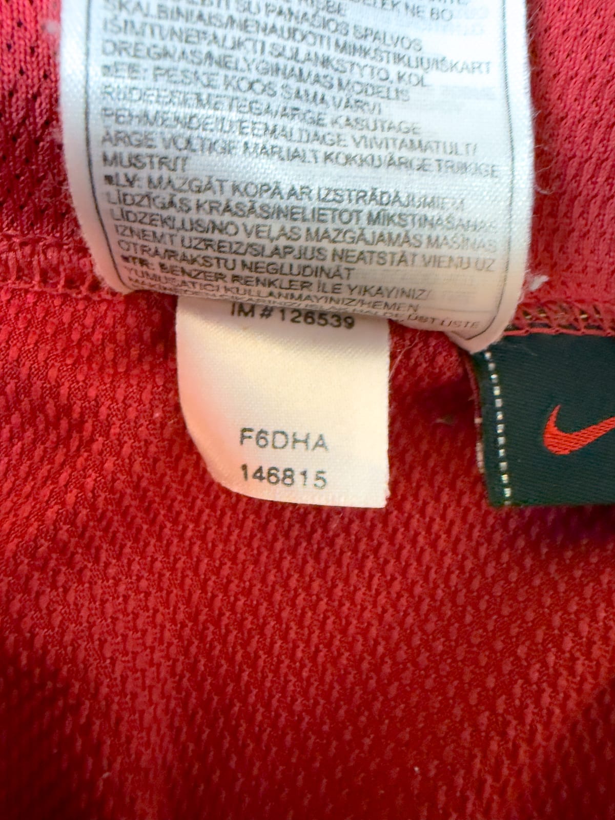 Maillot Manchester United 2006/07 Home (M) RONALDO #7 L/S