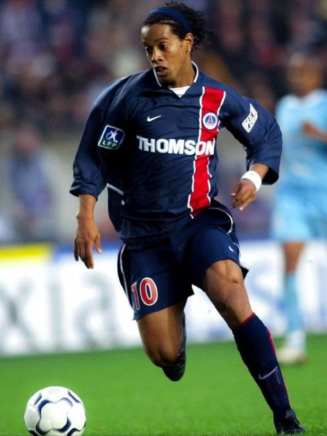 PSG 2002/03 Home (M) RONALDINHO #10 L/S