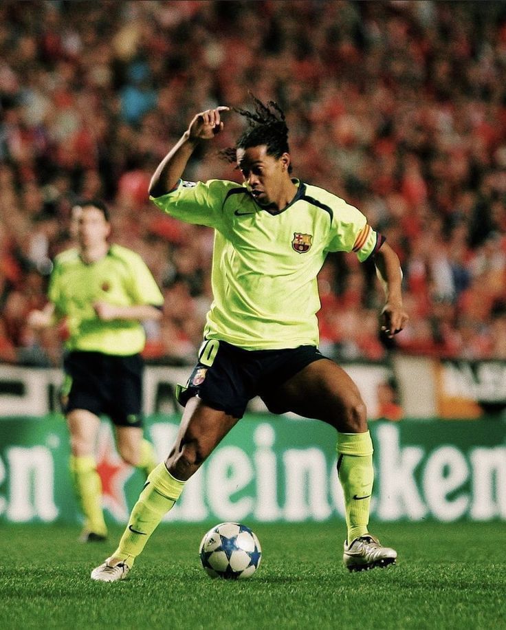 Maillot FC Barcelona 2005/06 Away (M) RONALDINHO #10 UCL
