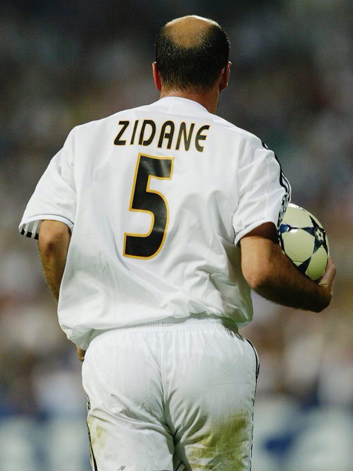 Maillot Real Madrid 2003/04 Home (L) ZIDANE #5 L/S UCL