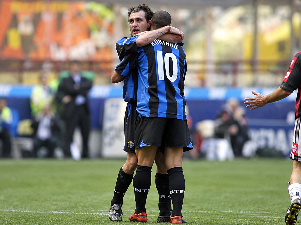 Maillot Inter Milan 2004/05 Home (L) ADRIANO #10