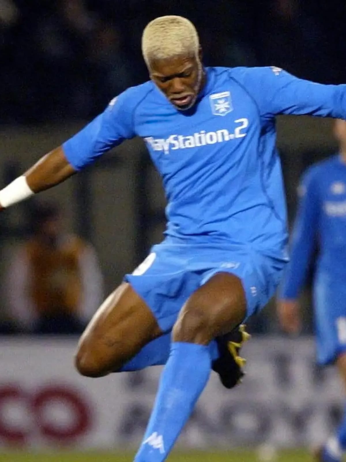 AJ Auxerre 2002/03 European Away (L) CISSÉ #9 – L/S