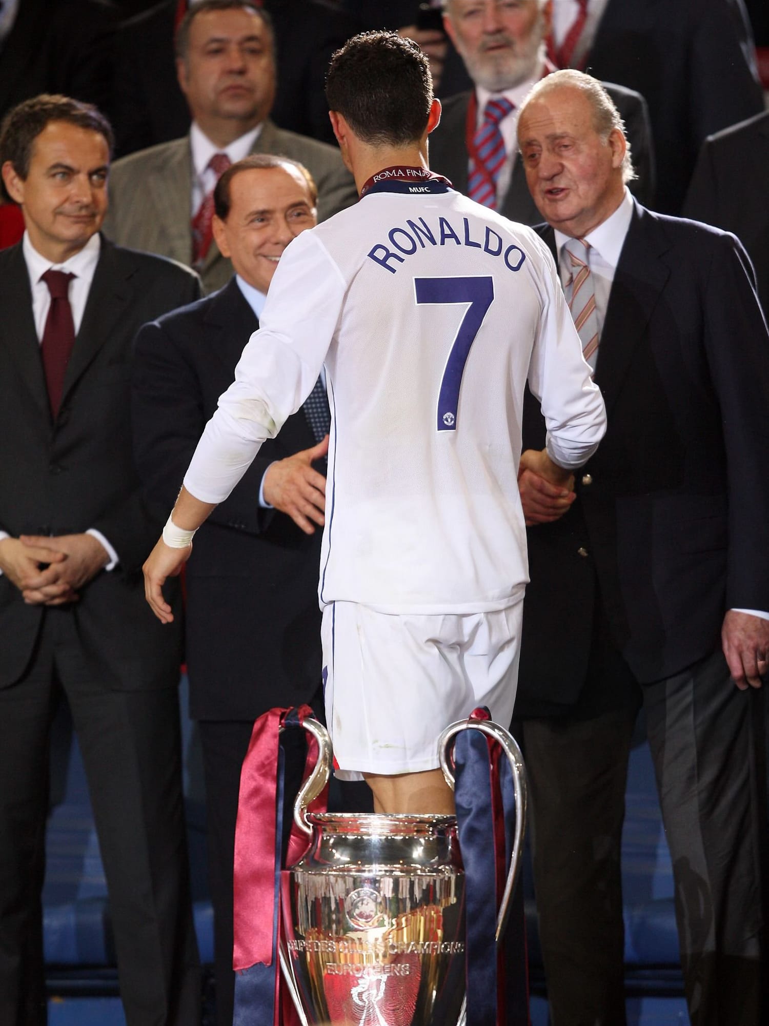 Maillot Manchester United 2008/09 Away (M) RONALDO #7 L/S