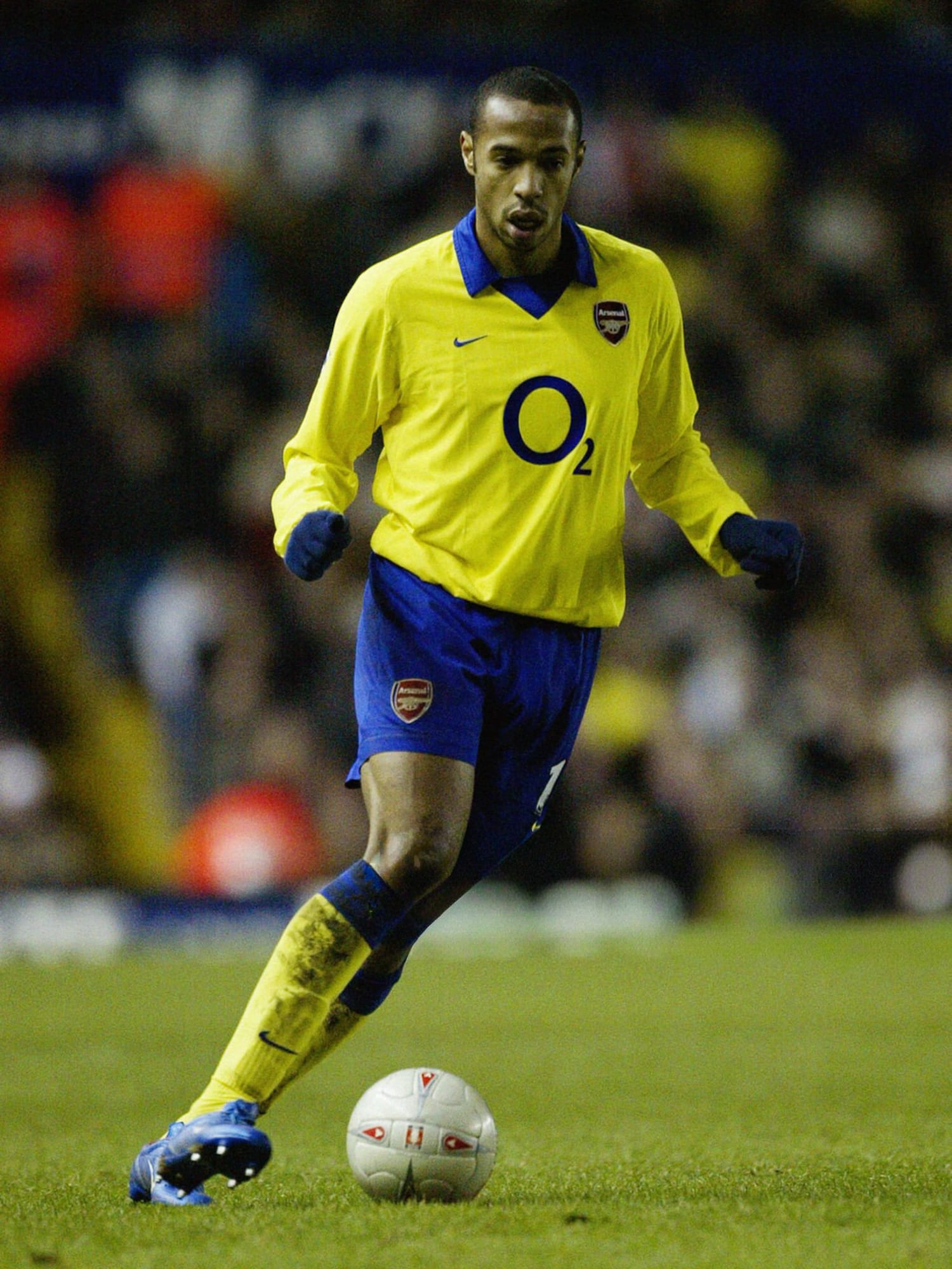 Maillot Arsenal 2003/04 Away (L) HENRY #14 L/S UCL