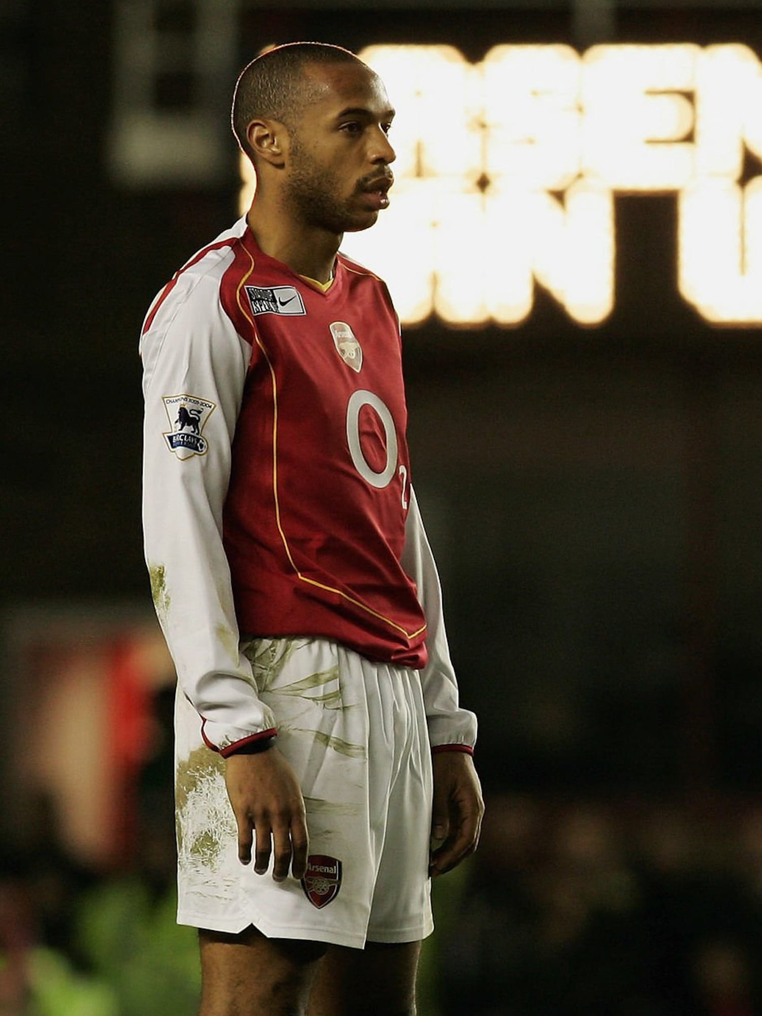 Maillot Arsenal 2004/05 Home (XXL) HENRY #14 L/S Stand up Speak up