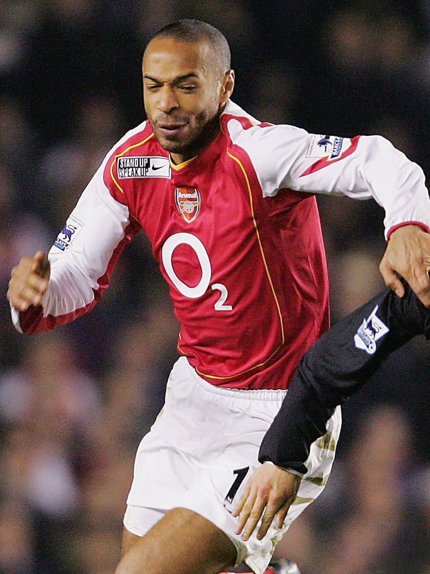 Maillot Arsenal 2004/05 Home (XXL) HENRY #14 L/S Stand up Speak up