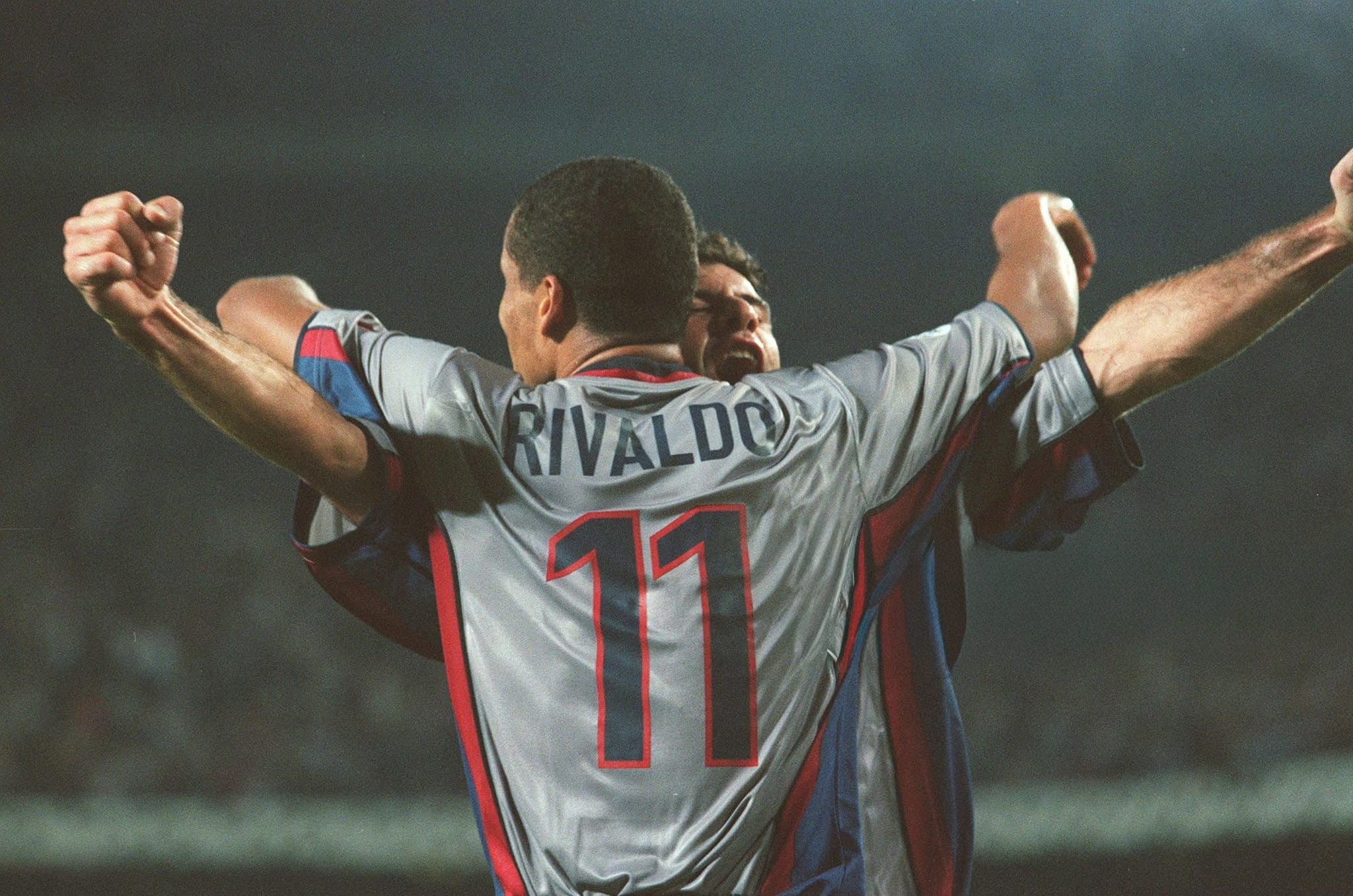 Maillot Barcelone 1998/00 Away (L) RIVALDO #11 CL