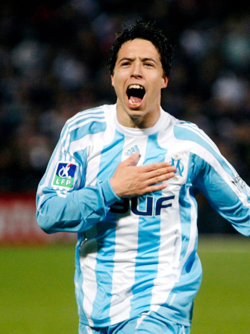 Olympique de Marseille 2007/08 Away (L) NASRI #22