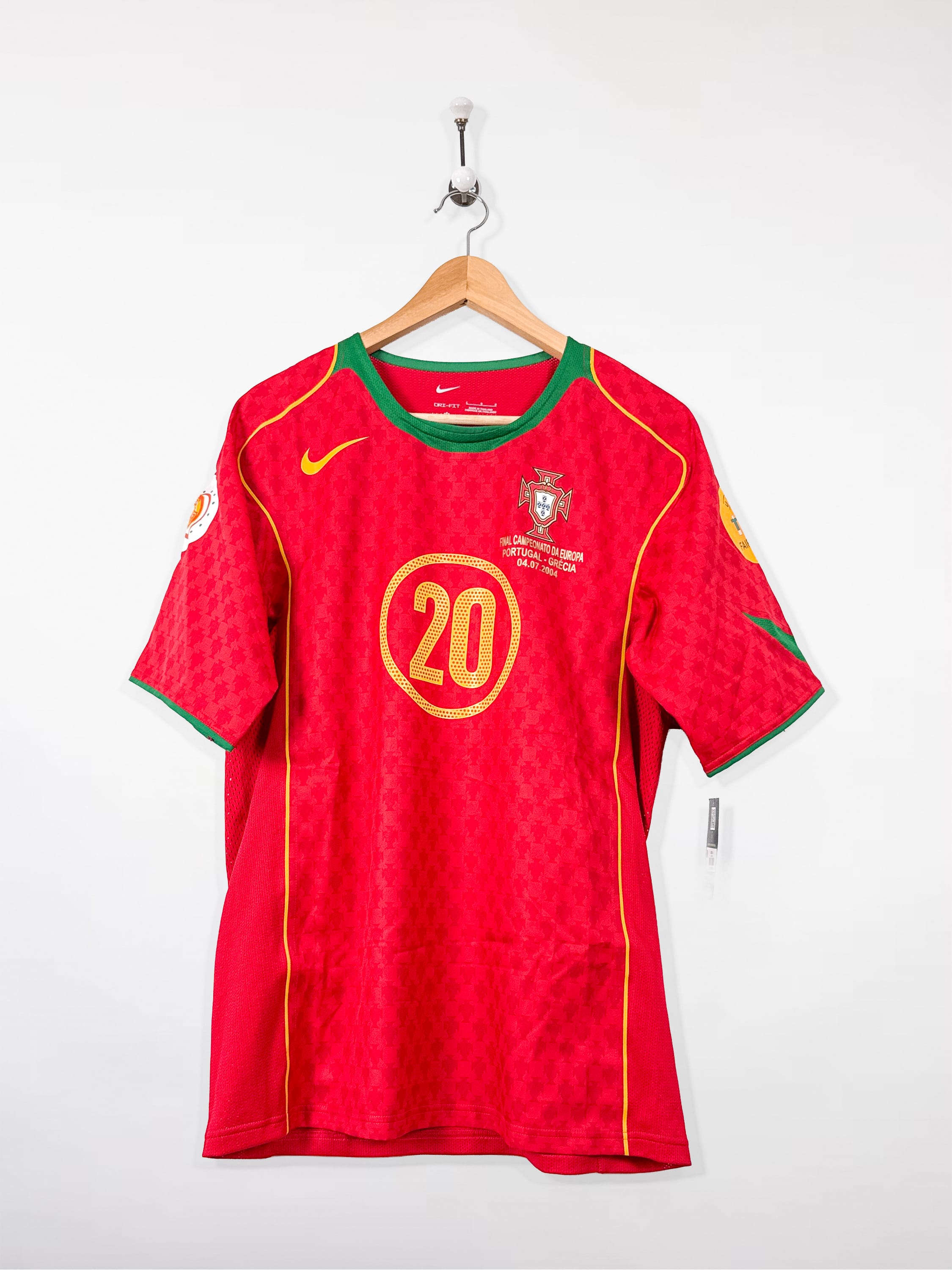 Maillot Portugal Euro 2004 Home (L) DECO #20