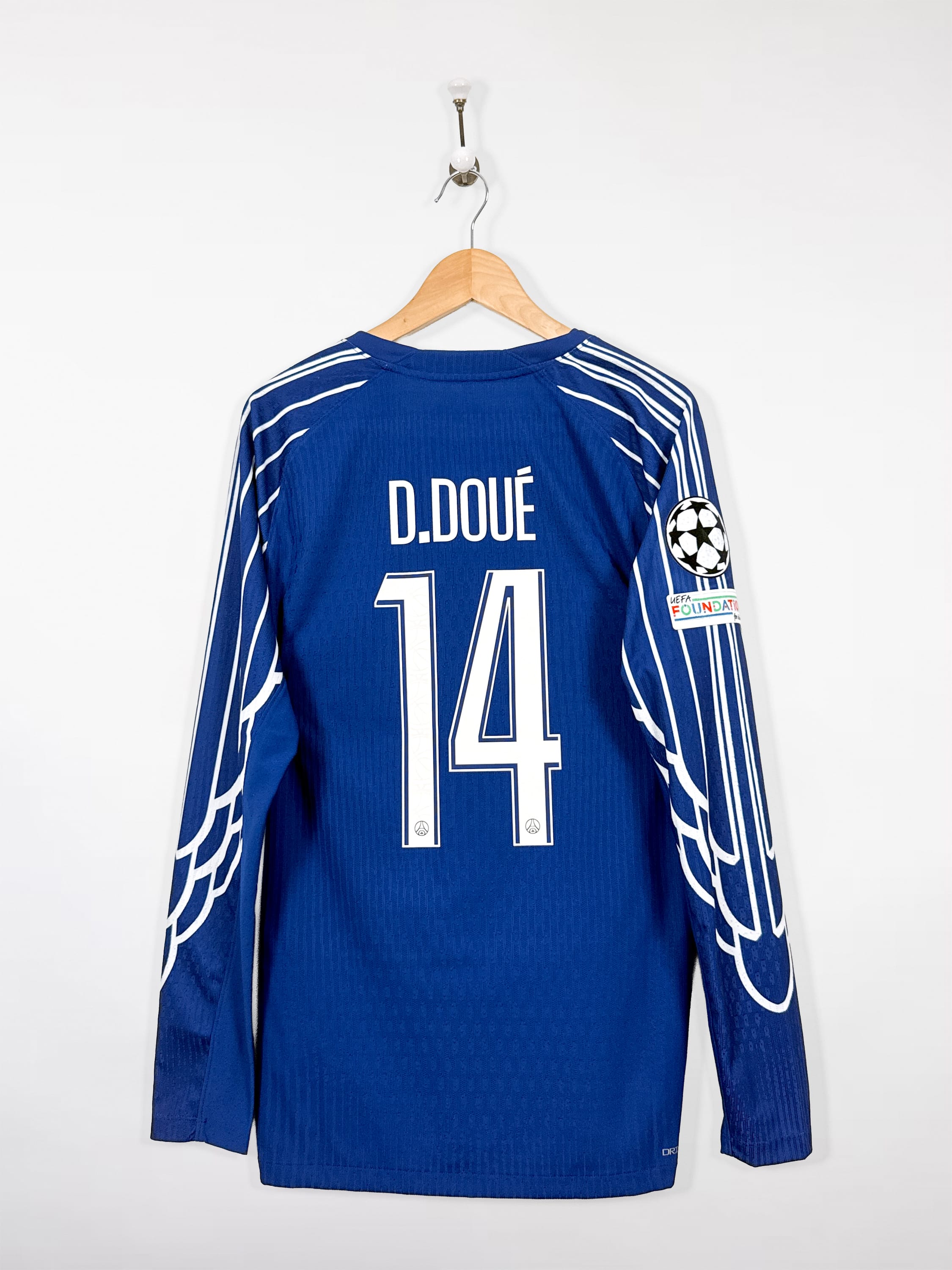 Paris Saint-Germain 2024/25 Fourth (L) D.DOUÉ #14 * BNWT*